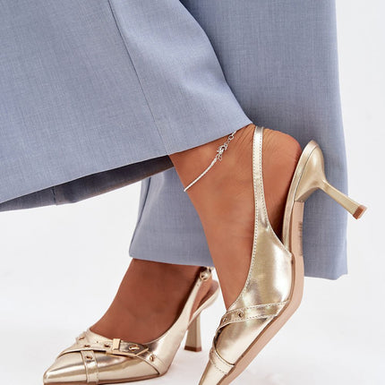 Step in Style Professional Heel Sandals with Cushioned Insole and Adju