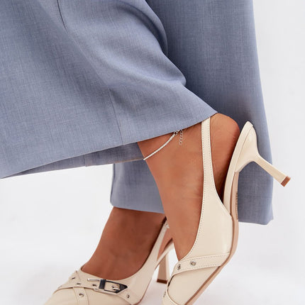 Step in Style Professional Heel Sandals with Cushioned Insole and Adju