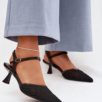 Step in Style Women's Heel Sandals - Comfortable & Elegant Design