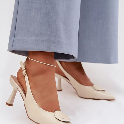 Step in Style Professional Heel Sandals with Cushioned Insole & Adjust