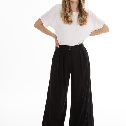 Awama Women's Professional Trousers - Tailored Fit, Stretch Fabric