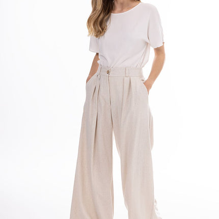 Awama Women's Professional Trousers - Tailored Fit, Stretch Fabric