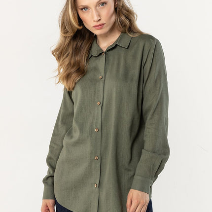 Awama Professional Long Sleeve Shirt - Breathable Fabric & Tailored Fi