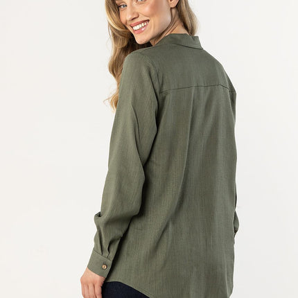 Awama Professional Long Sleeve Shirt - Breathable Fabric & Tailored Fi