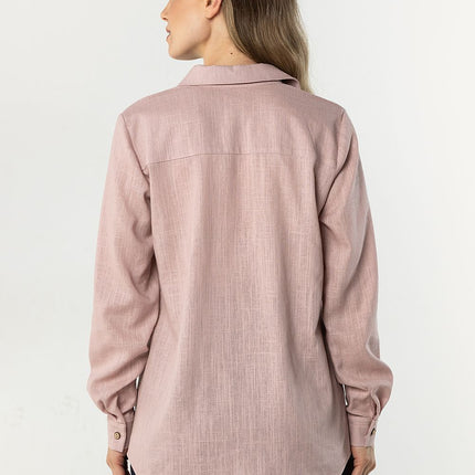 Awama Professional Long Sleeve Shirt - Breathable Fabric & Tailored Fi