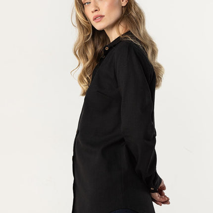Awama Professional Long Sleeve Shirt - Breathable Fabric & Tailored Fi