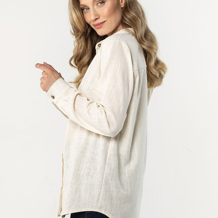 Awama Professional Long Sleeve Shirt - Breathable Fabric & Tailored Fi