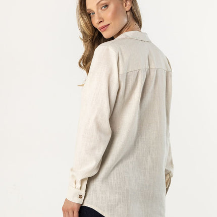 Awama Professional Long Sleeve Shirt - Breathable Fabric & Tailored Fi