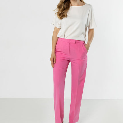 Awama Women's Professional Trousers with Stretch Fabric and Pockets