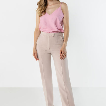 Awama Women's Professional Trousers with Stretch Fabric and Pockets