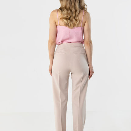 Awama Women's Professional Trousers with Stretch Fabric and Pockets