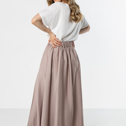 Awama Women’s Long Professional Skirt - Elegant Design & Comfortable F