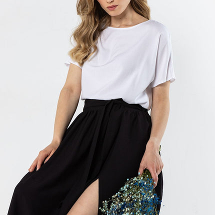 Awama Women’s Long Professional Skirt - Elegant Design & Comfortable F
