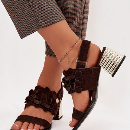 Step in Style Women's Heel Sandals - Comfortable & Elegant Design