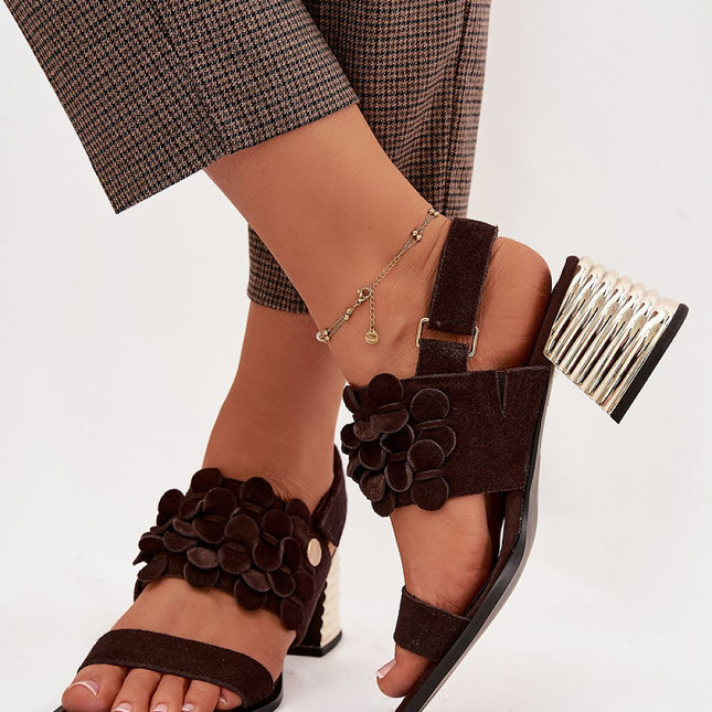 Step in Style Women's Heel Sandals - Comfortable & Elegant Design