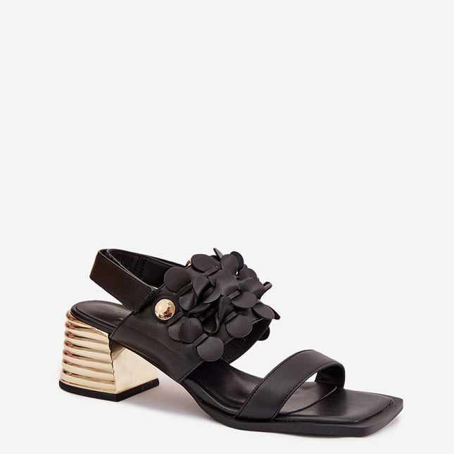 Step in Style Professional Heel Sandals with Cushioned Footbed & Styli