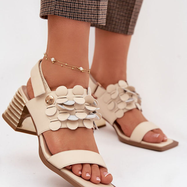 Step in Style Women's Heel Sandals with Comfort Cushioning & Arch Supp