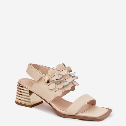 Step in Style Women's Heel Sandals with Comfort Cushioning & Arch Supp