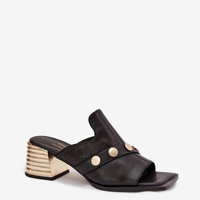 Step in Style Women’s Heeled Sandals with Cushioned Insole & Adjustabl
