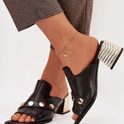 Step in Style Women’s Heeled Sandals with Cushioned Insole & Adjustabl