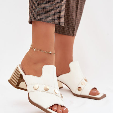 Step in Style Women’s Heeled Sandals with Cushioned Insole & Adjustabl