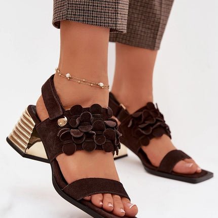 Step in Style Women's Heel Sandals - Comfortable & Elegant Design