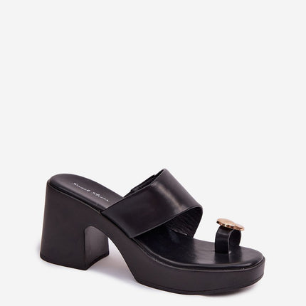Step in Style Women's Heeled Sandals with Cushioned Footbed and Adjust