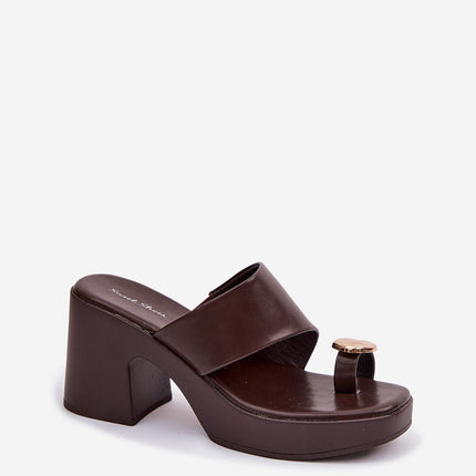 Step in Style Women's Heeled Sandals with Cushioned Footbed and Adjust