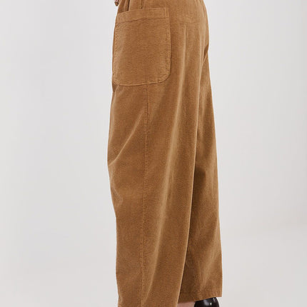 Rue Paris Professional Corduroy Trousers with Stretch & Pockets