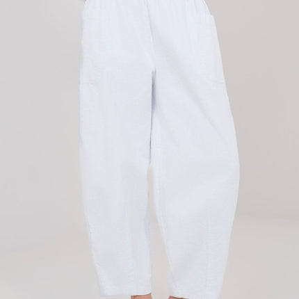 Rue Paris Professional Corduroy Trousers with Stretch & Pockets