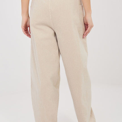Rue Paris Professional Corduroy Trousers with Stretch & Pockets