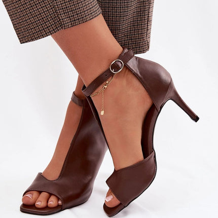 Step in Style Women's Heel Sandals – Comfortable & Elegant Design