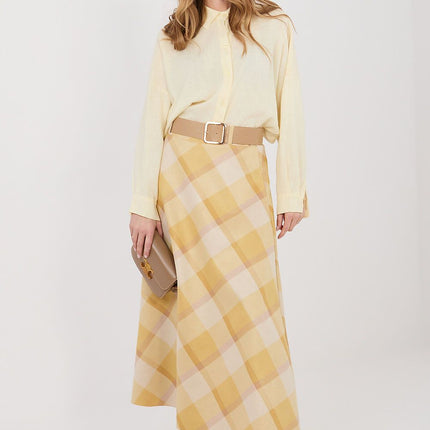 Italy Moda Elegant Long Skirt with Comfortable Stretch Fabric