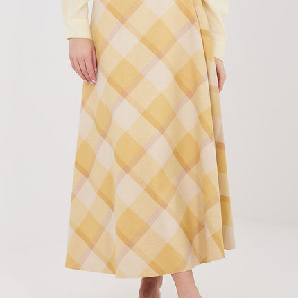 Italy Moda Elegant Long Skirt with Comfortable Stretch Fabric