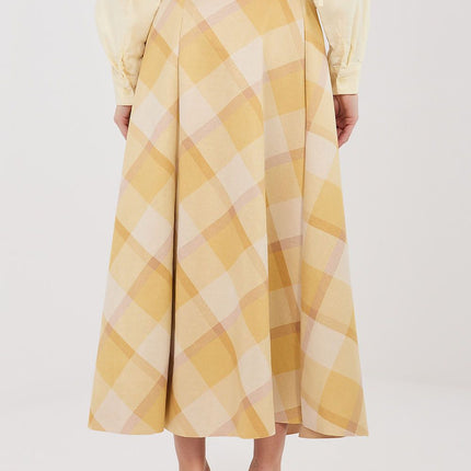 Italy Moda Elegant Long Skirt with Comfortable Stretch Fabric