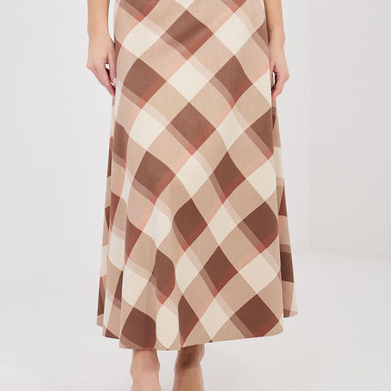 Italy Moda Elegant Long Skirt with Comfortable Stretch Fabric