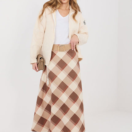 Italy Moda Elegant Long Skirt with Comfortable Stretch Fabric