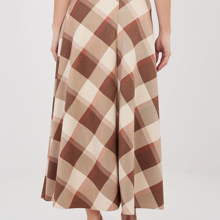 Italy Moda Elegant Long Skirt with Comfortable Stretch Fabric