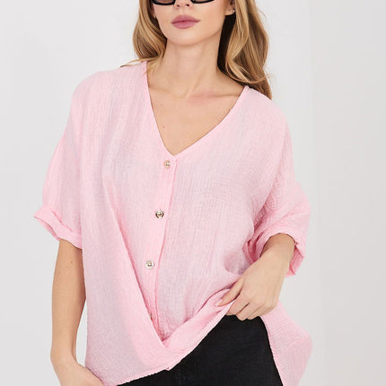 Italy Moda Professional Short Sleeve Shirt - Breathable Cotton Blend