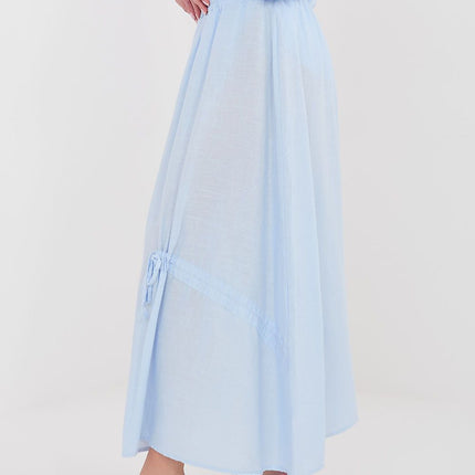 Italy Moda Elegant Long Skirt with Pleated Design and Comfortable Fit