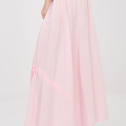 Italy Moda Elegant Long Skirt with Pleated Design and Comfortable Fit