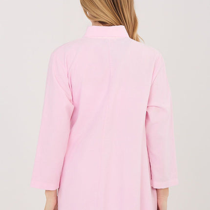 Rue Paris Professional Long Sleeve Shirt with Soft Fabric & Tailored F