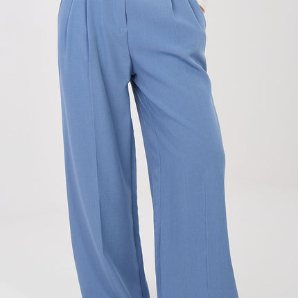 Rue Paris Women's Professional Tailored Trousers with Stretch Fabric