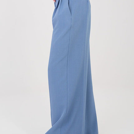 Rue Paris Women's Professional Tailored Trousers with Stretch Fabric