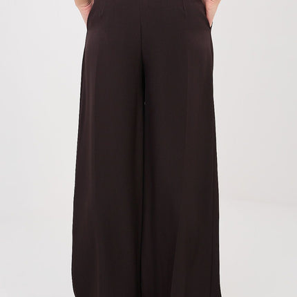 Rue Paris Women's Professional Trousers with Stretch Fabric and Pocket