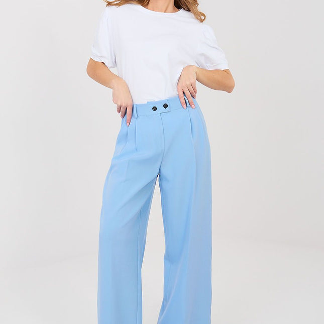 Rue Paris Women's Professional Trousers with Tailored Fit and Stretch