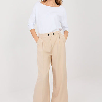 Rue Paris Women's Professional Trousers with Elegant Fit and Comfort S