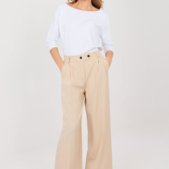 Rue Paris Women's Professional Trousers with Elegant Fit and Comfort S