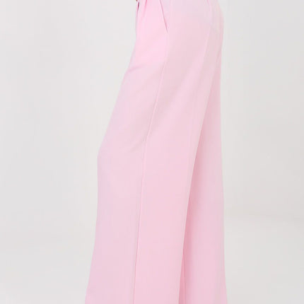 Rue Paris Women's Professional Trousers with Stretch Fabric & Pockets