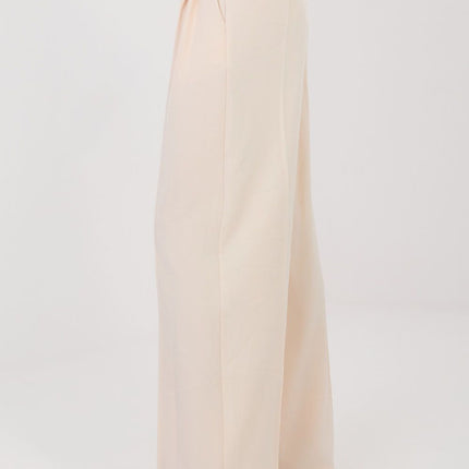 Rue Paris Women's Professional Trousers with Tailored Fit and Pockets